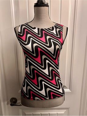 Y2K Vintage Fairweather Sleeveless Stretchy Top